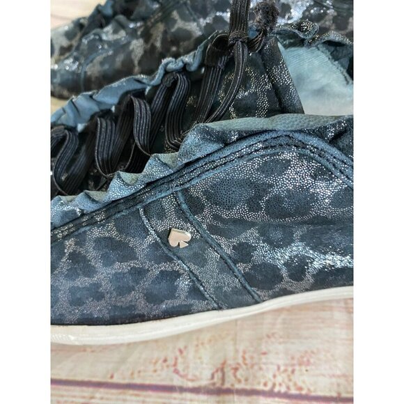 Kate Spade Women's Metallic Leopard Print Sneakers - 8M - Picture 3 of 14